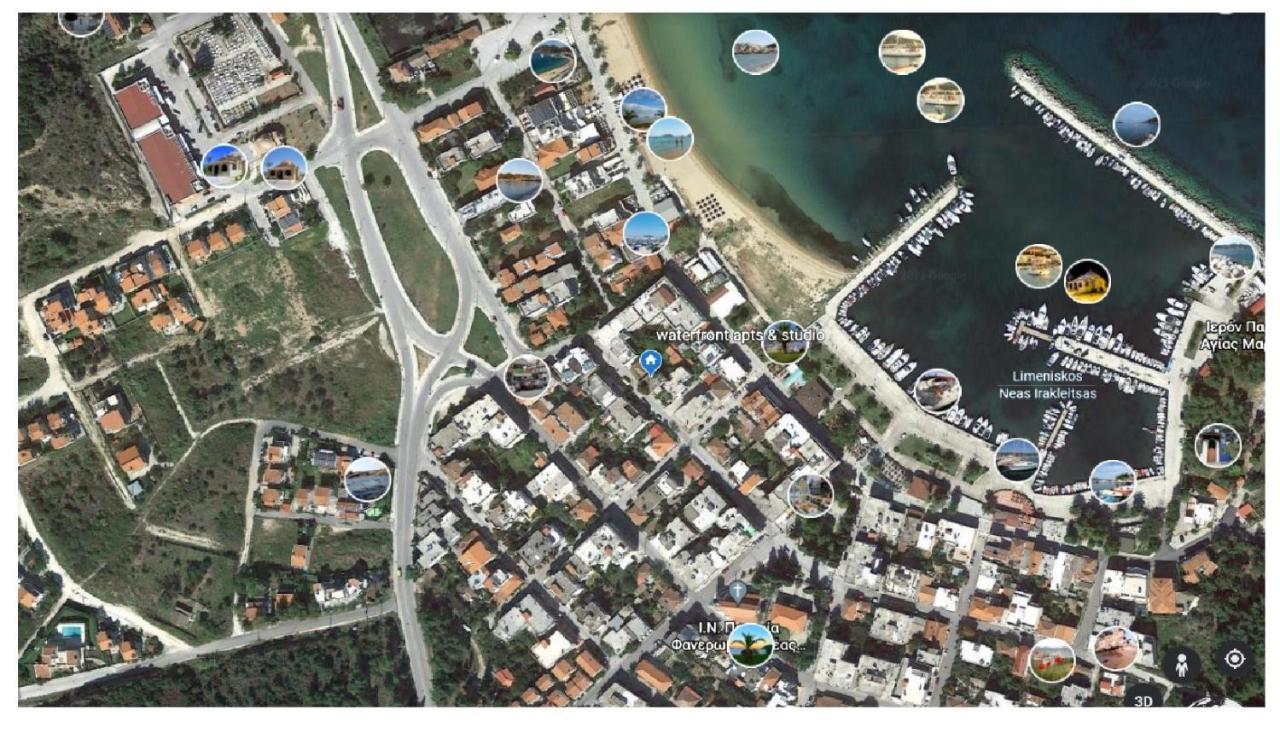 Waterfront Studio Nea Iraklitsa Appartamento Esterno foto